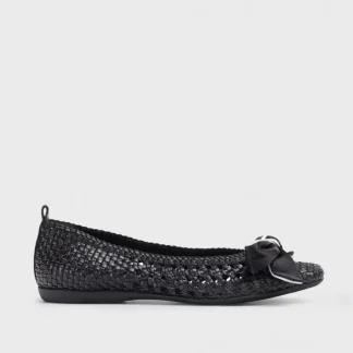 Wonders Bailarina Bow Negro Cheap
