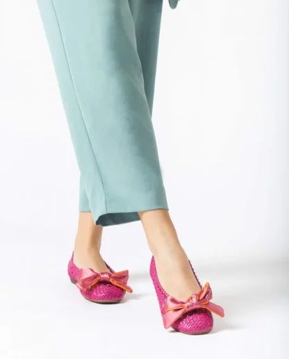 Wonders Bailarina Bow Fucsia Sale