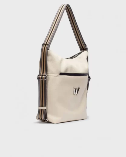 Wonders Bolso Amatista Bicolor Crema Cream/Negr Best Sale