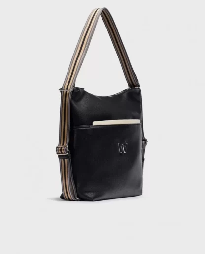 Wonders Bolso Amatista Bicolor Negro Negro/Crea Sale