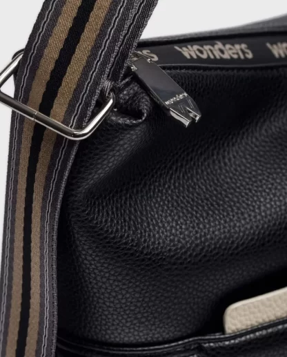 Wonders Bolso Amatista Bicolor Negro Negro/Crea Sale