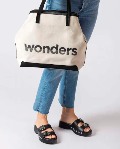Wonders Bolso City Beig Crudo/Negr Cheap