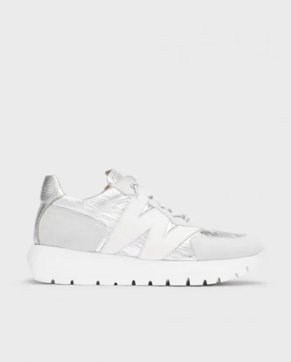 Wonders Deportivas Oslo Plata Blanco/Pla New