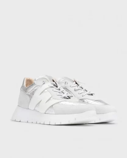 Wonders Deportivas Oslo Plata Blanco/Pla New