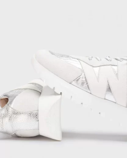 Wonders Deportivas Oslo Plata Blanco/Pla New