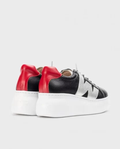 Wonders Deportivas Zurich Negro Neg/Pla/Ro Shop
