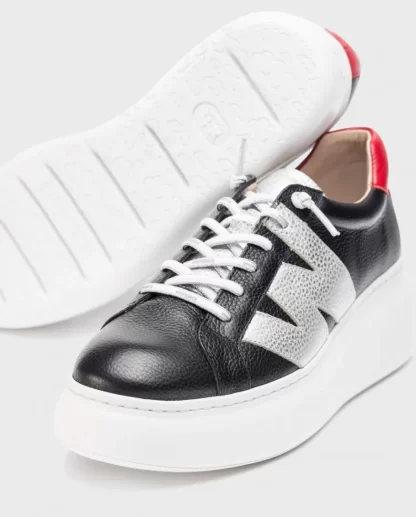 Wonders Deportivas Zurich Negro Neg/Pla/Ro Shop