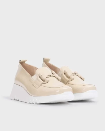 Wonders Mocasin Dance Beige Natural Flash Sale