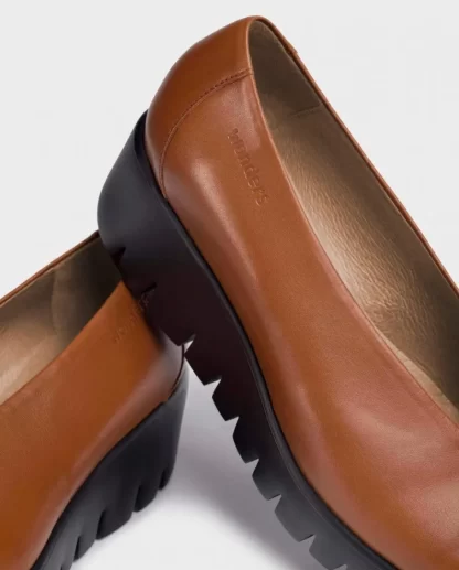 Wonders Mocasin Fly Marron Cuero Online