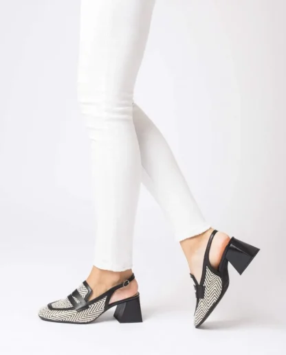 Wonders Mocasin Marsha Bicolor Negro Cheap