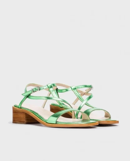 Wonders Sandalia Aurora Verde Titan Clearance
