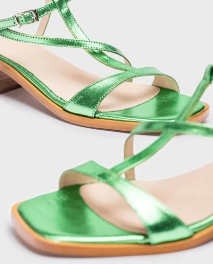 Wonders Sandalia Aurora Verde Titan Clearance