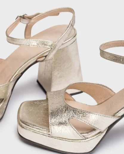 Wonders Sandalia Frida Oro Flash Sale