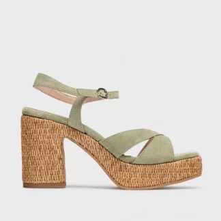 Wonders Sandalia Giorgia Verde Oil Flash Sale