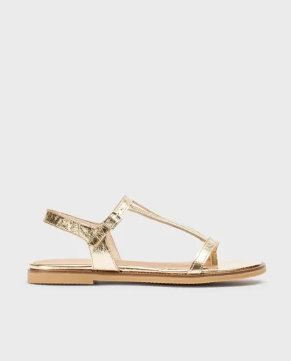 Wonders Sandalia Plana Jimena Oro Cheap