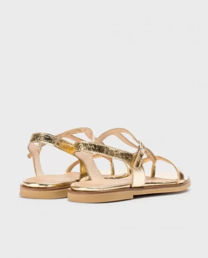 Wonders Sandalia Plana Jimena Oro Cheap