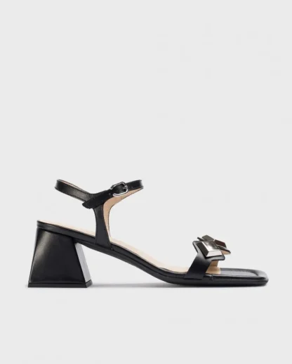 Wonders Sandalias De Tacon Marie Negro Clearance