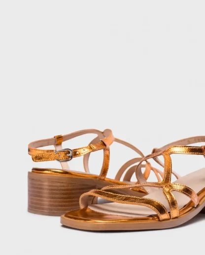 Wonders Sandalias Lily Naranja Apricot Shop