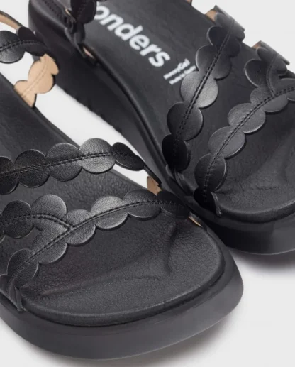Wonders Sandalias Motril Negro Online
