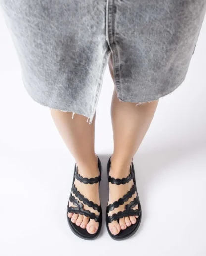 Wonders Sandalias Motril Negro Online