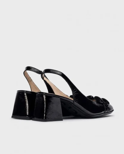 Wonders Sandalias Tacon Karla Negro Cheap
