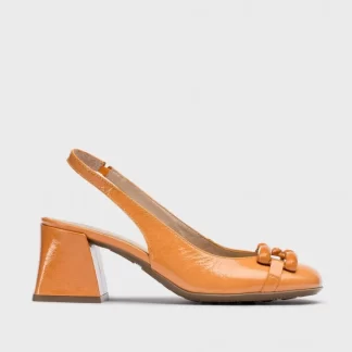 Wonders Sandalias Tacon Karla Naranja Apricot Sale