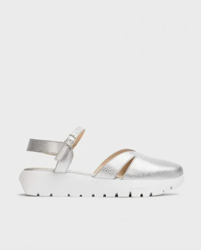 Wonders Zapato Plano Vancouver Plata Flash Sale