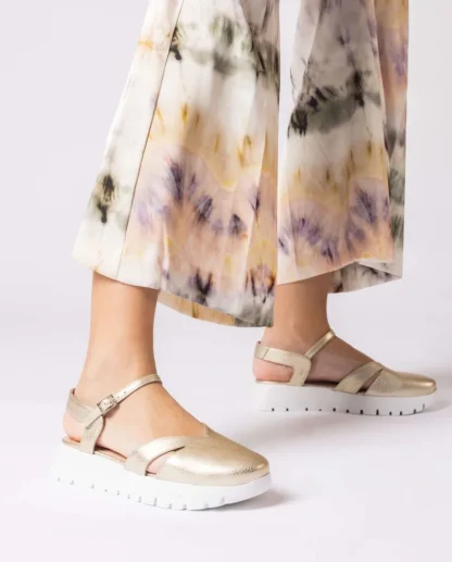 Wonders Zapato Plano Vancouver Platino Best