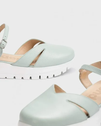 Wonders Zapato Plano Vancouver Blue Aqua Shop